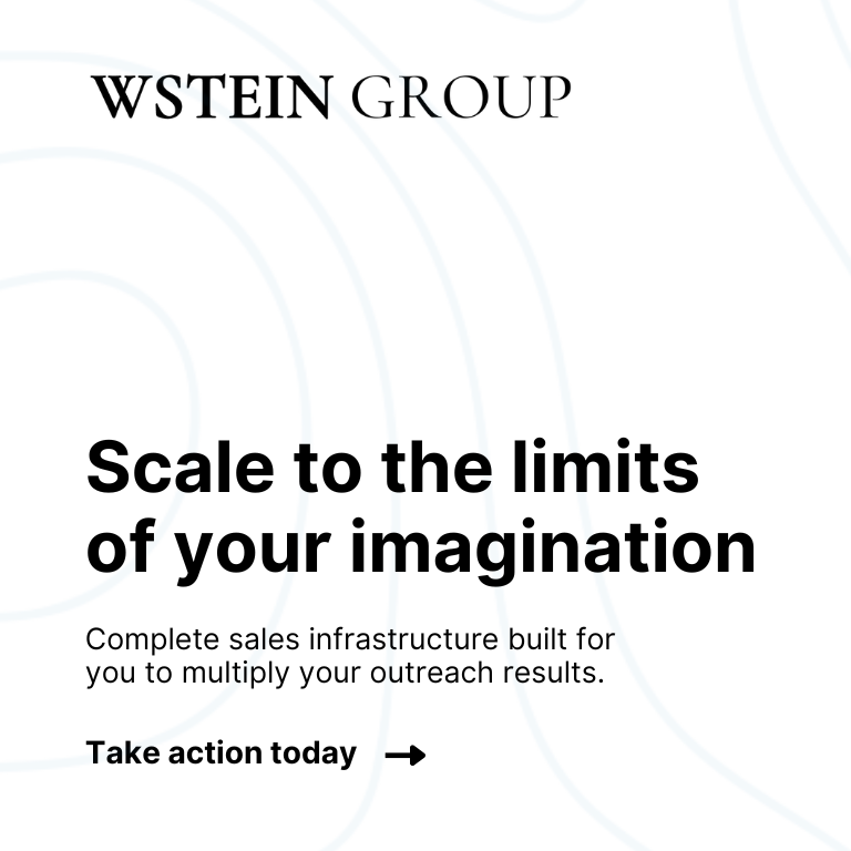 Scale to the limits of your imagination Complete sales infrastructure built for you to multiply your outreach results. Take action today